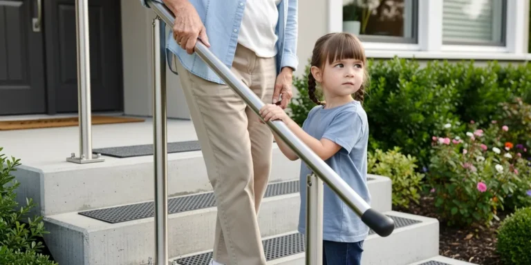 main courante pour escalier extérieur