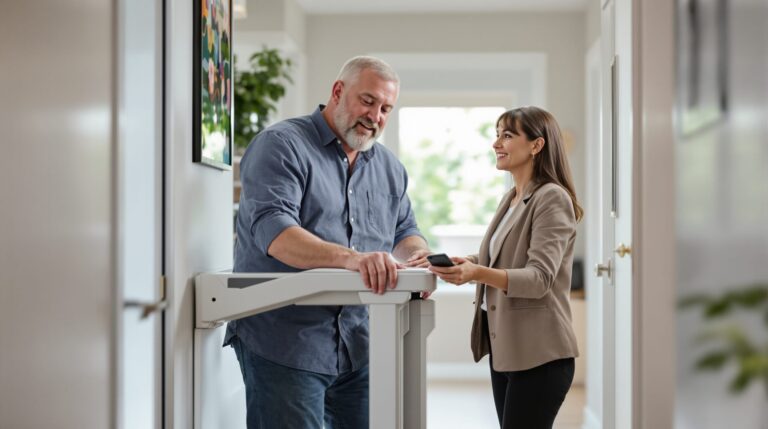 monte personne intérieur