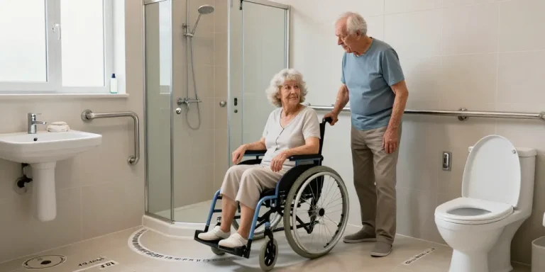 salle de bain handicapé norme