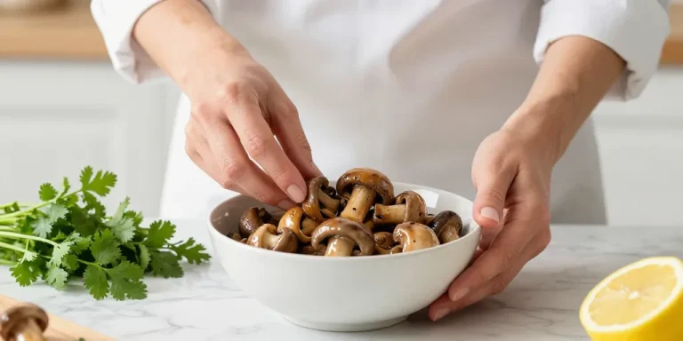 recette champignons a la grec