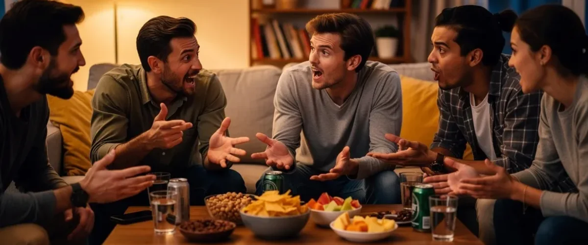 idée de débat entre amis